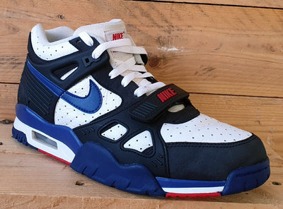 Nike Air Trainer 3 Mid Leather Trainers UK8/US9/EU42.5 CZ3568-001 White/Black