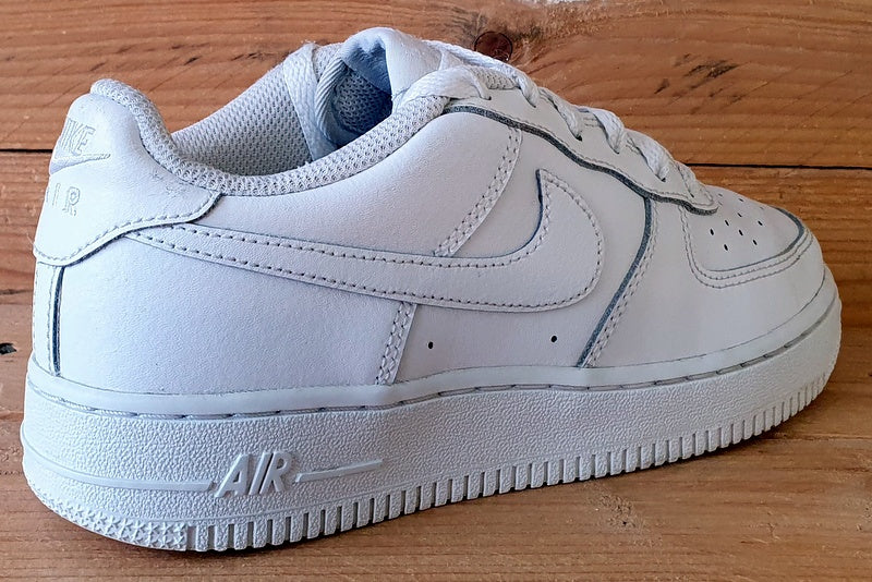 Nike Air Force 1 Low Leather Trainers UK4/US4.5Y/EU36.5 DH2920-111 Triple White