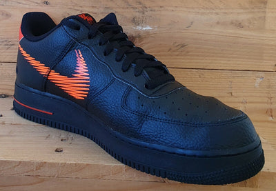 Nike Air Force 1 Zig Zag Low Trainers UK12/US13/EU47.5 DN4928-001 Black Orange