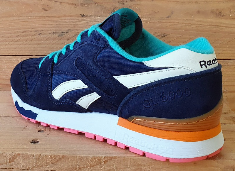 Reebok Classic GL 6000 Low Textile Trainers UK6/US8.5/EU39 M41775 Navy/Pink