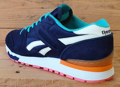 Reebok Classic GL 6000 Low Textile Trainers UK6/US8.5/EU39 M41775 Navy/Pink