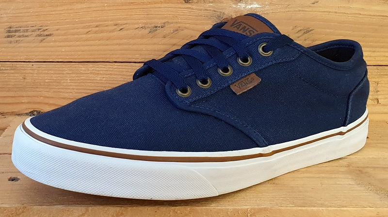 Vans Old Skool Low Canvas Trainers UK10/US11/EU44.5 751505 Navy/Brown/White