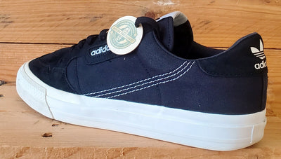 Adidas Continental Vulc Low Suede/Canvas Trainers UK8.5/US9/EU42.5 EF3524 Black