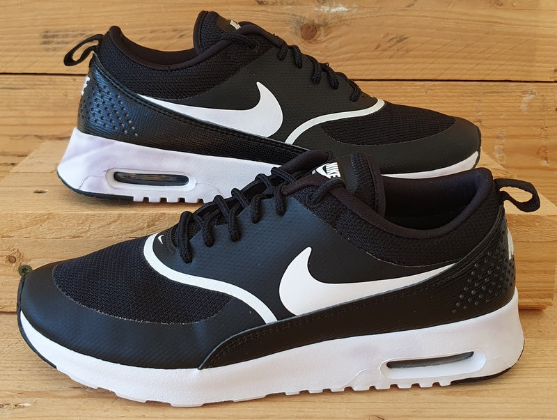 Nike Air Max Thea Low Textile Trainers UK5.5/US8/EU39 599409-028 Black/White