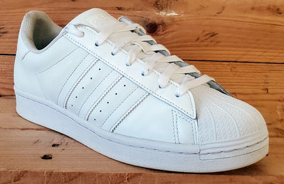 Adidas Superstar Low leather Trainers UK8/US8.5/EU42 EG4960 Triple White