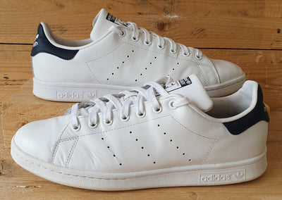 Adidas Stan Smith Low Leather Trainers UK10/US10.5/EU44.5 M20325 Core White/Navy