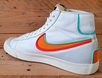 Nike Blazer Infinite Leather Trainers UK7.5/US8.5/EU42 DA7233-100 White Kumquat