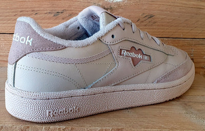 Reebok Club C 85 Low Leather Trainers UK5.5/US8/EU38.5  HQ7100 Soft Ecru