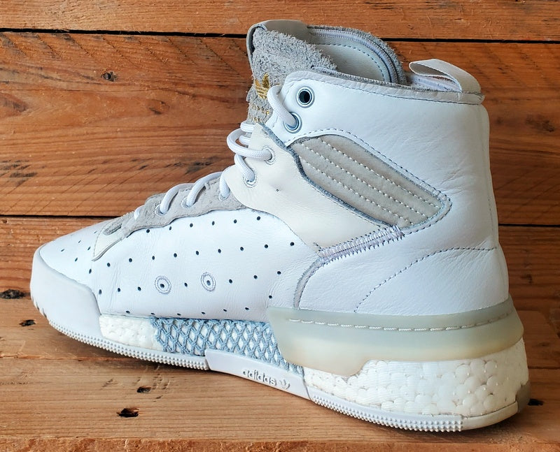 Adidas Rivalry RM Mid Leather Trainers UK8/US8.5/EU42 G27978 Triple White