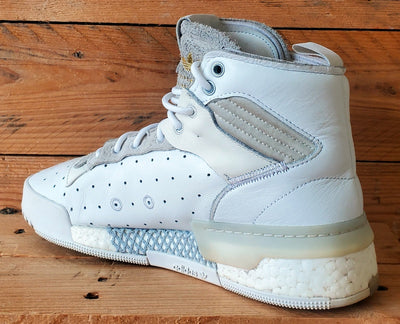 Adidas Rivalry RM Mid Leather Trainers UK8/US8.5/EU42 G27978 Triple White