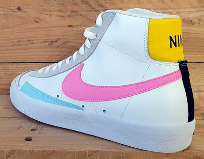 Nike Blazer Mid Leather Trainers UK6/US8.5/EU40 DA4295-100 Vintage Pastel