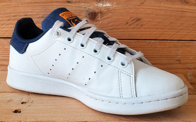 Adidas Stan Smith Low Leather Trainers UK4.5/US5/EU37 GZ7359 White/Navy
