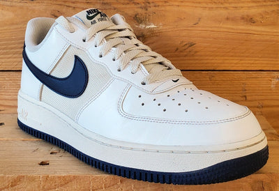 Nike Air Force 1 Low Leather Trainers UK8.5/US9.5/EU43 HF4298-100 White/Obsidian