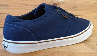 Vans Old Skool Low Canvas Trainers UK10/US11/EU44.5 751505 Navy/Brown/White