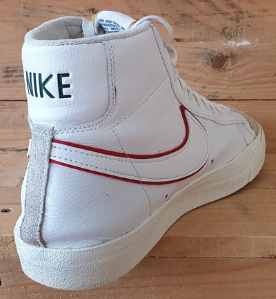 Nike Blazer 77 Mid Just Do It Leather Trainers UK8.5/US9.5/EU43 DQ0796-100 White