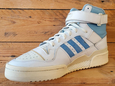 Adidas Forum 84 Mid Leather Trainers UK12.5/US13/EU48 GW5924 White/Blue