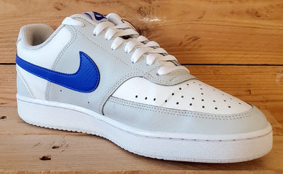 Nike Court Vision Low Leather Trainers UK8/US9/EU42.5 FN4019-001 White/Grey