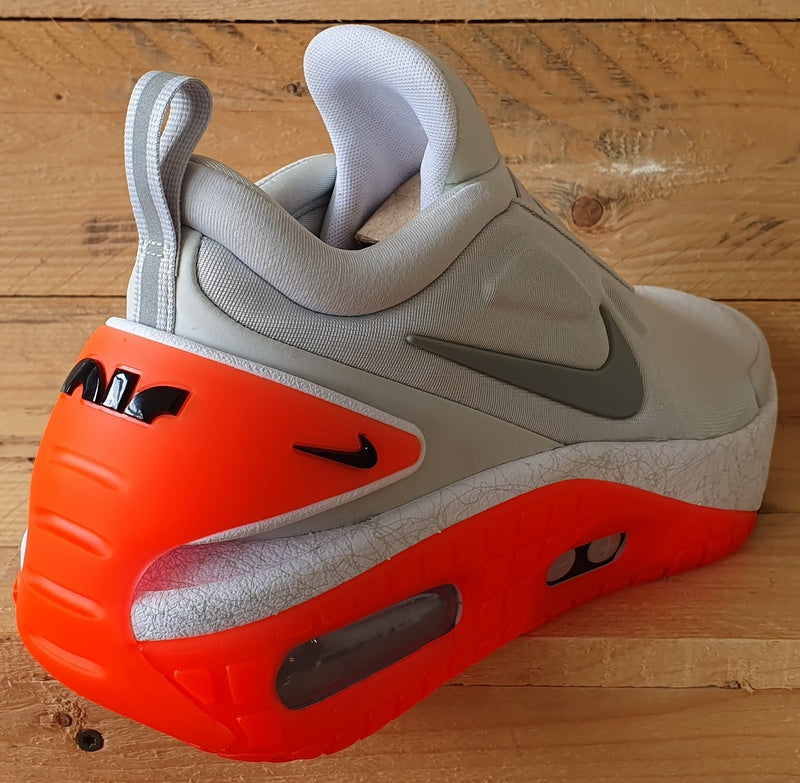 Nike Adapt Auto Max Trainers UK9.5 US10.5 EU44.5 CW7272 002 Grey Infrared VintageTrainers