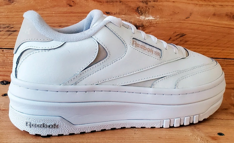 Reebok Classic Platform Leather Trainers UK5.5/US8/EU38.5 100201801 Triple White