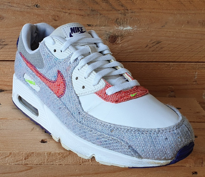 Nike Air Max 90 Jacquard Low Trainers UK9.5/US10.5/EU44.5 CT1684-100 White/Grey