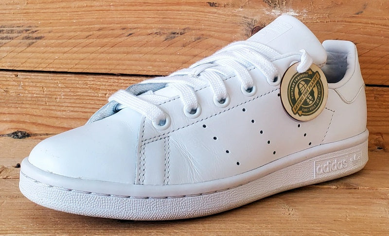 Adidas Stan Smith Low Leather Trainers UK3.5/US4/EU36 S75104 Triple Cloud White