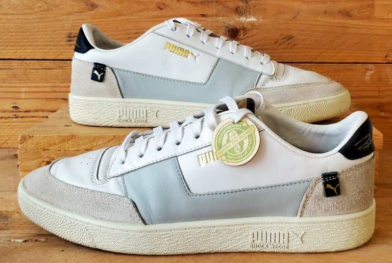 Puma Ralph Sampson MC Low Leather Trainers UK10/US11/EU44.5 374066-01 White/Grey
