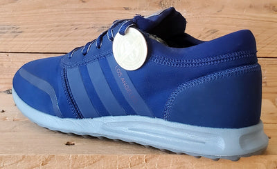 Adidas Los Angeles Low Textile Trainers UK8.5/US9/EU42.5 AQ4555 Navy Blue/Grey