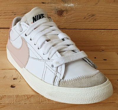 Nike Blazer 77 Jumbo Low Leather Trainers UK5/US7.5/EU38.5 DQ1470-102 White/Pink