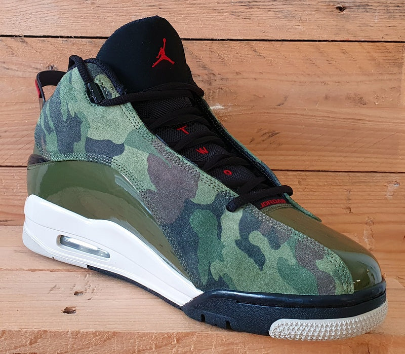 Nike Air Jordan Dub Zero Mid Trainers UK9/US10/EU44 311046-200 Olive Camo