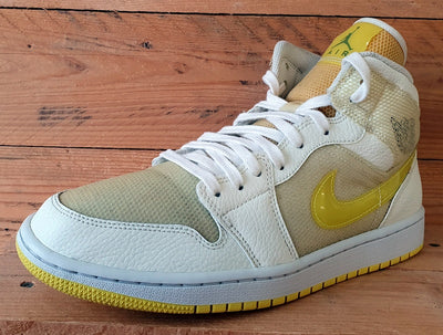 Nike Air Jordan 1 Mid SE Trainers UK9.5/US12/EU44.5 DB2822-107 Voltage Yellow