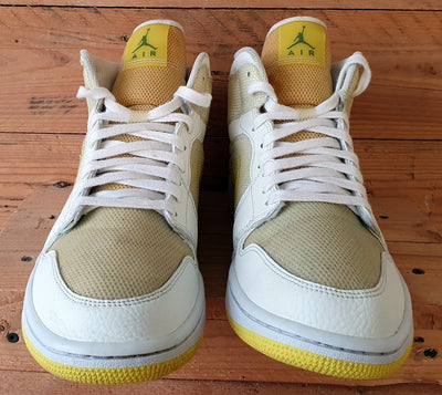 Nike Air Jordan 1 Mid SE Trainers UK9.5/US12/EU44.5 DB2822-107 Voltage Yellow