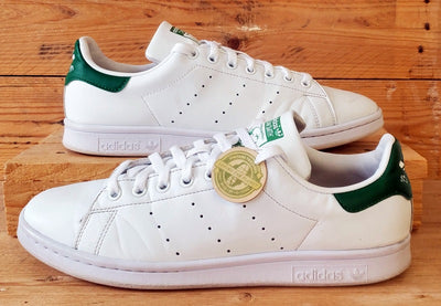 Adidas Stan Smith Low Leather Trainers UK9/US9.5/EU43 FX5502 White/Green