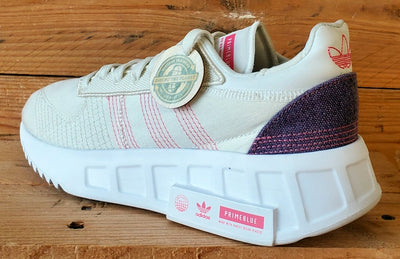 Adidas Geodiver Primeblue Textile Trainers UK5.5/US6/EU38.5 GZ4407 Cream/White