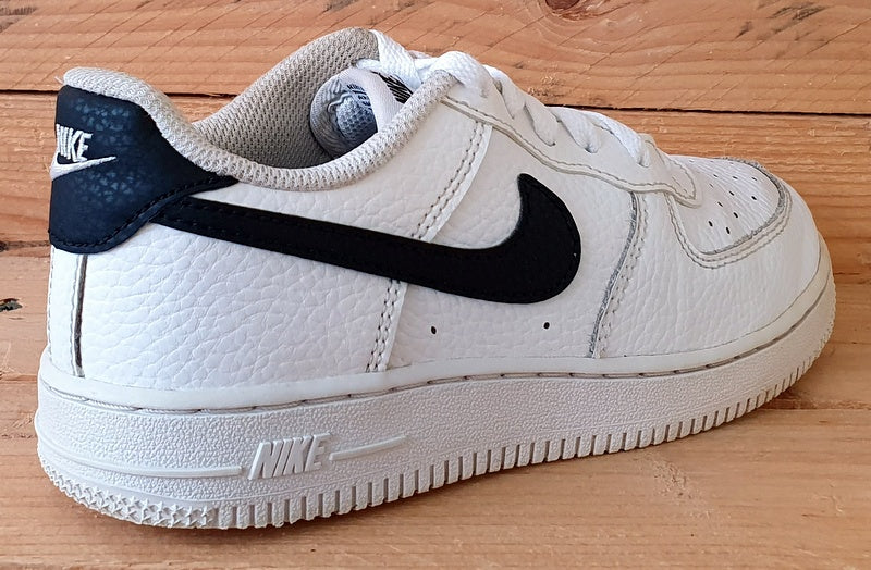 Nike Air Force 1 Low Leather Trainers CZ1685-100 White/Black UK2/US2.5Y/EU34