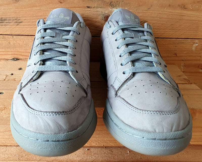 Adidas Continental 80 Low Suede Trainers UK10 US10.5 EU44.5 EE3771 Light Grey VintageTrainers