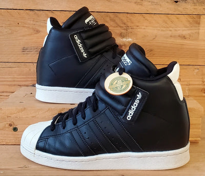 Adidas Superstar Up Mid Leather Trainers UK6/US7.5/EU39 S81350 Black/White