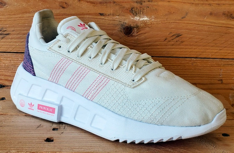 Adidas Geodiver Primeblue Textile Trainers UK5.5/US6/EU38.5 GZ4407 Cream/White