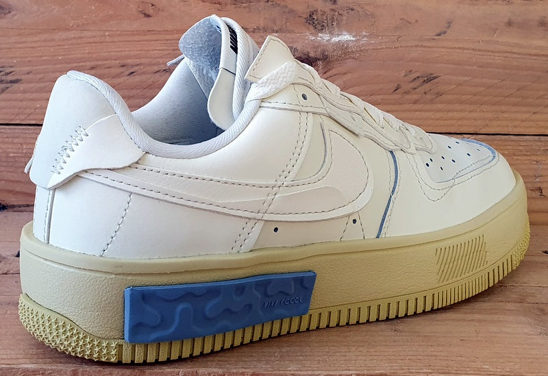 Nike Air Force 1 Fontanka Leather Trainers UK4.5/US7/E38 DH1290-102 Coconut Milk