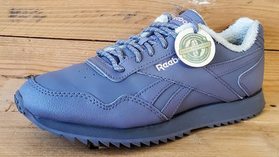 Reebok Royal Glide Ripple Low Leather Trainers UK5/US7.5/EU38 FW0842 Grey Purple