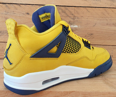 Nike Air Jordan 4 Retro Lightning Trainers UK8/US9/E42.5 CT8527-700 Yellow/Black