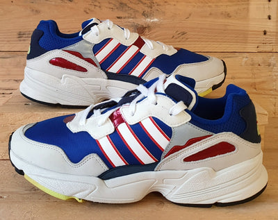 Adidas Yung 96 Low Textile Trainers UK8/US8.5/EU42 DB3564 White/Blue/Red