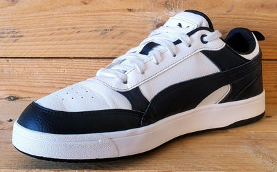 Puma Dribble Low Leather Trainers UK7.5/US8.5/EU41 400326-05 White/Black