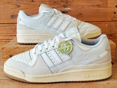 Adidas Forum 84 Low Leather Trainers UK8/US8.5/EU42 FY7998 Chalk/White