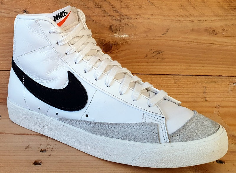 Nike Blazer Mid 77 Leather Trainers UK7/US9.5/EU41 CZ1055-100 White/Black