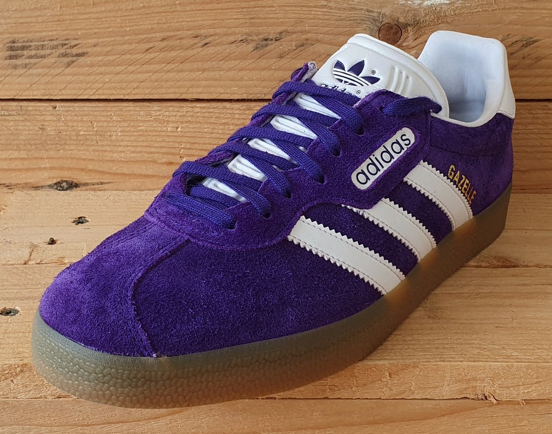 Adidas Gazelle Super Low Suede Trainers UK8/US8.5/EU42 BY9780 Energy Ink Purple