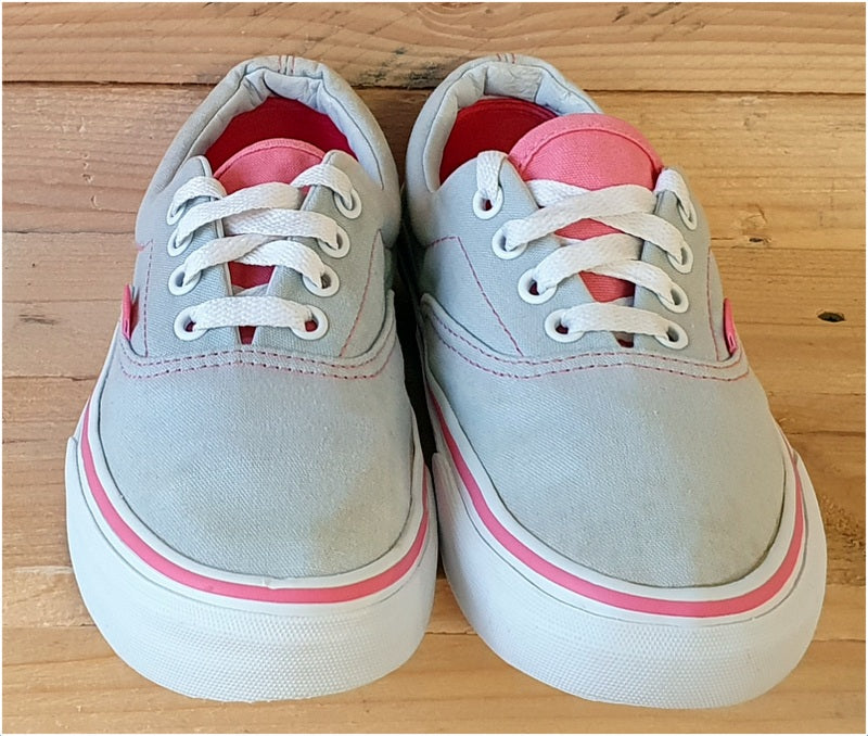 Vans Off The Wall Low Canvas Trainers UK3.5/US6/E36 TB6Q Grey/Pink/White/Gumsole