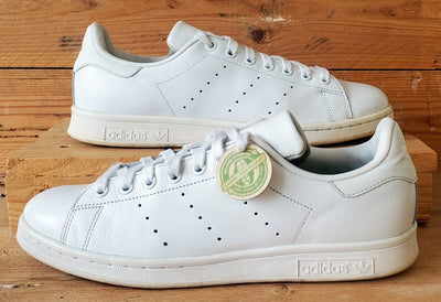 Adidas Stan Smith Low Leather Trainers UK9/US9.5/EU43 S75104 Triple Cloud White
