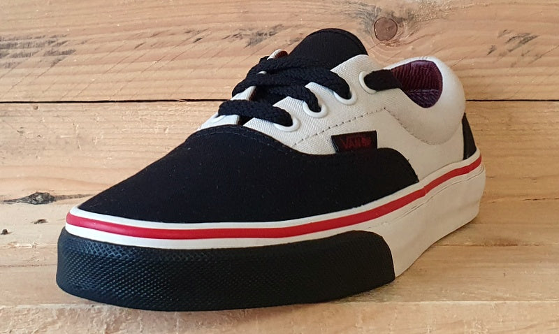 Vans Off The Wall Low Canvas Trainers UK4/US6.5/EU36.5 TB4R Black/White/Red