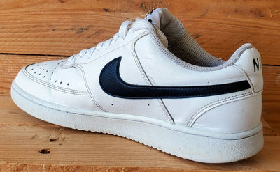 Nike Court Vision Low Leather Trainers UK7/US8/EU41 DH2987-101 White/Black