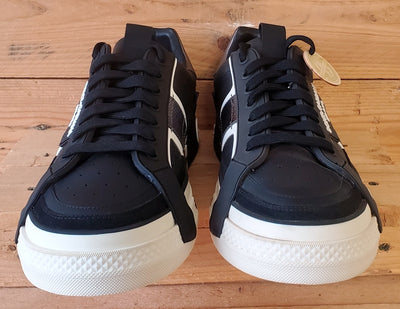 Dolce and Gabbana DG Roma Low Leather Trainers UK9/US9.5/EU43 CS1863 AO223 Black